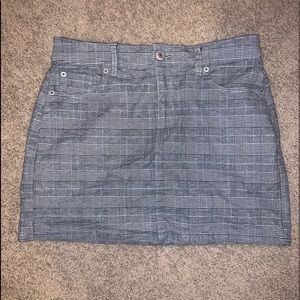 american eagle plaid skirt
